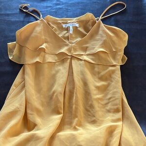 BCBGeneration Mustard Sleeveless Blouse